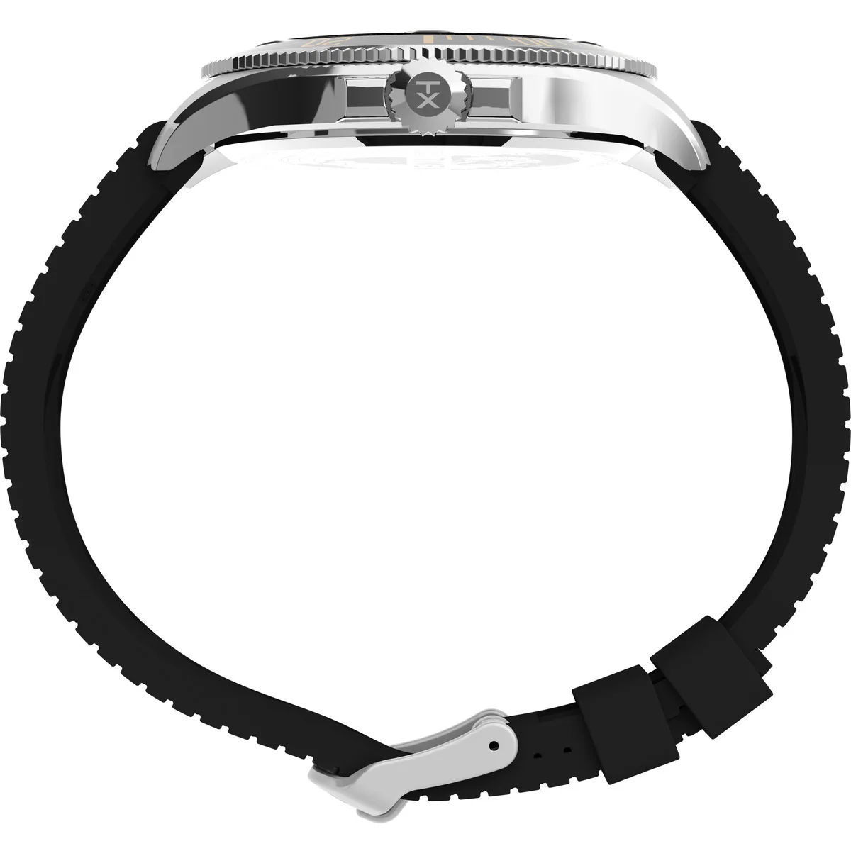 Timex 3 Hands Men's Analog Black Dial Coloured Quartz Watch, Round Dial with 43 mm Case width - TW2V27200UJ - Image 2