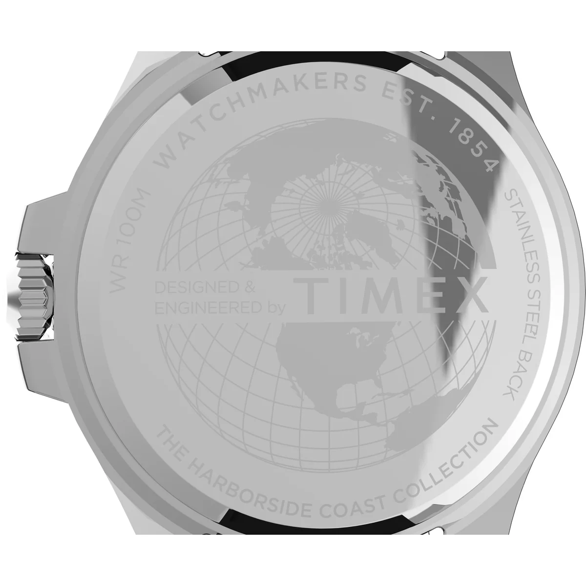 Timex 3 Hands Men's Analog Black Dial Coloured Quartz Watch, Round Dial with 43 mm Case width - TW2V27200UJ - Image 4