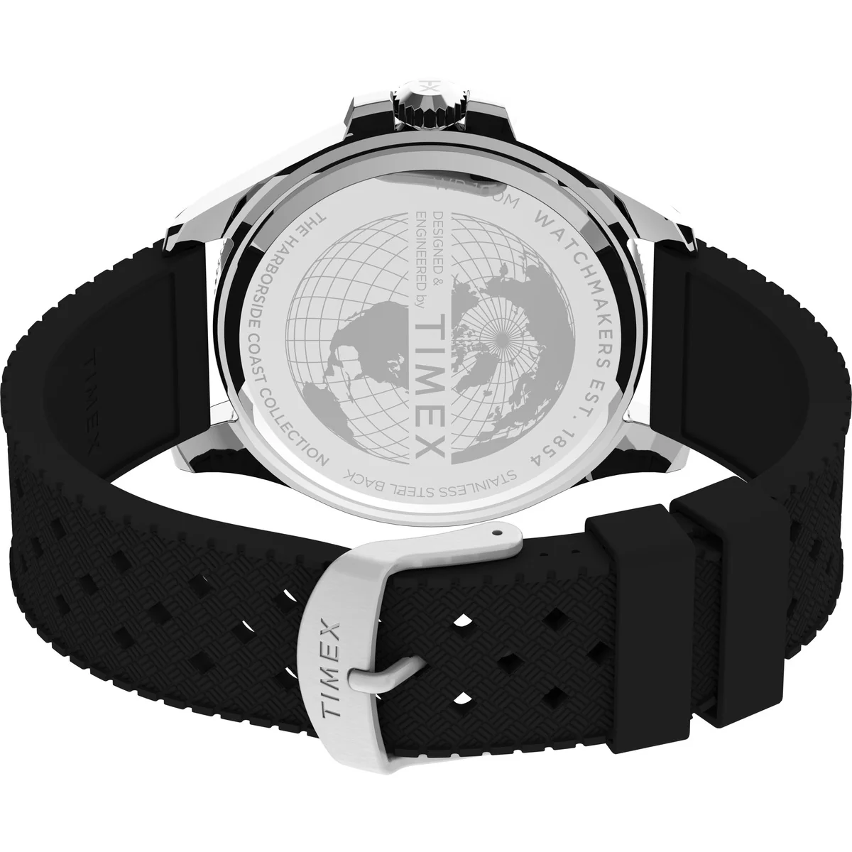Timex 3 Hands Men's Analog Black Dial Coloured Quartz Watch, Round Dial with 43 mm Case width - TW2V27200UJ - Image 5