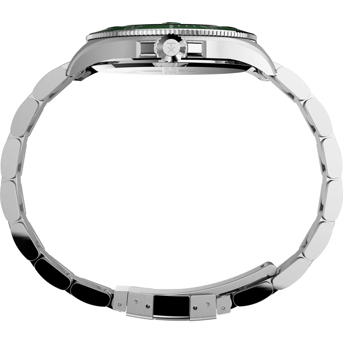 Timex 3 Hands Men's Analog Green Dial Coloured Quartz Watch, Round Dial with 43 mm Case width - TW2U72000UJ - Image 2