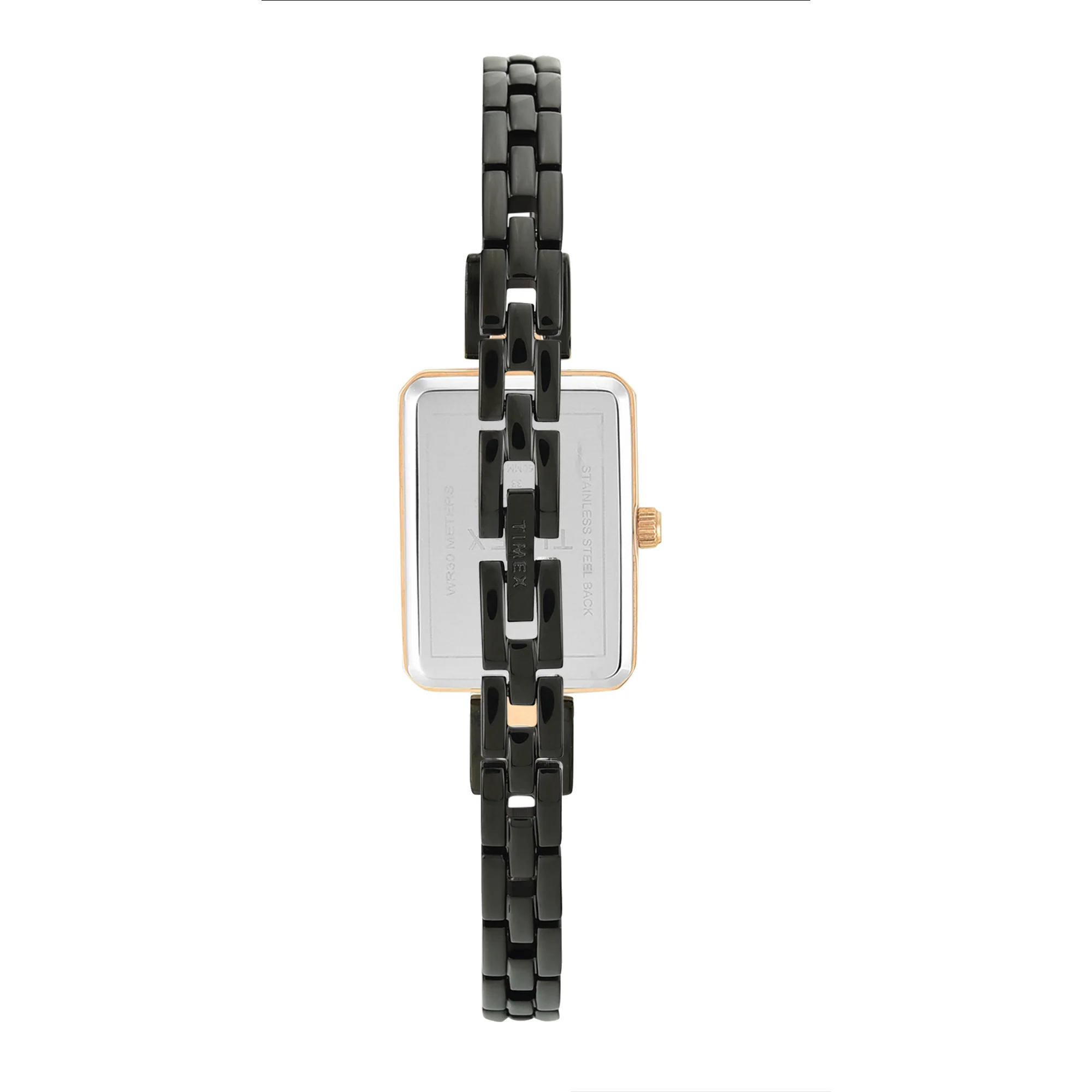 TIMEX Black Rectangle Dial Analog Women's Watch - TWEL22803 - Image 6