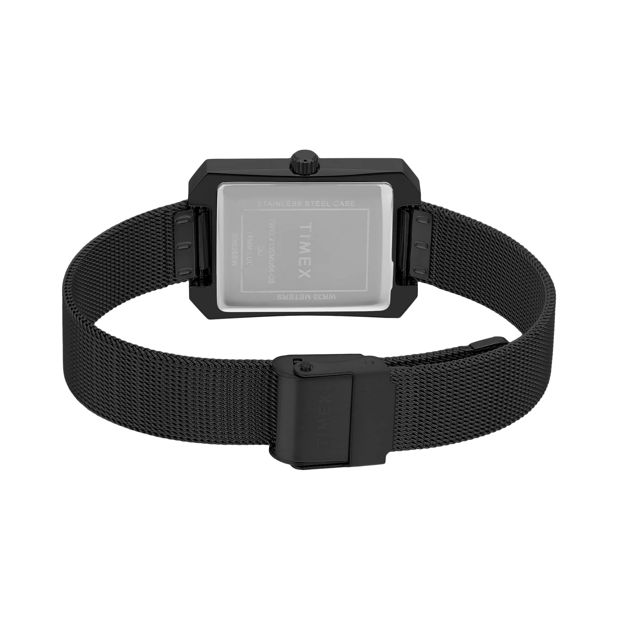 Timex Black Rectangle Dial Analog Women's Watch - TWEL233SMU01 - Image 4
