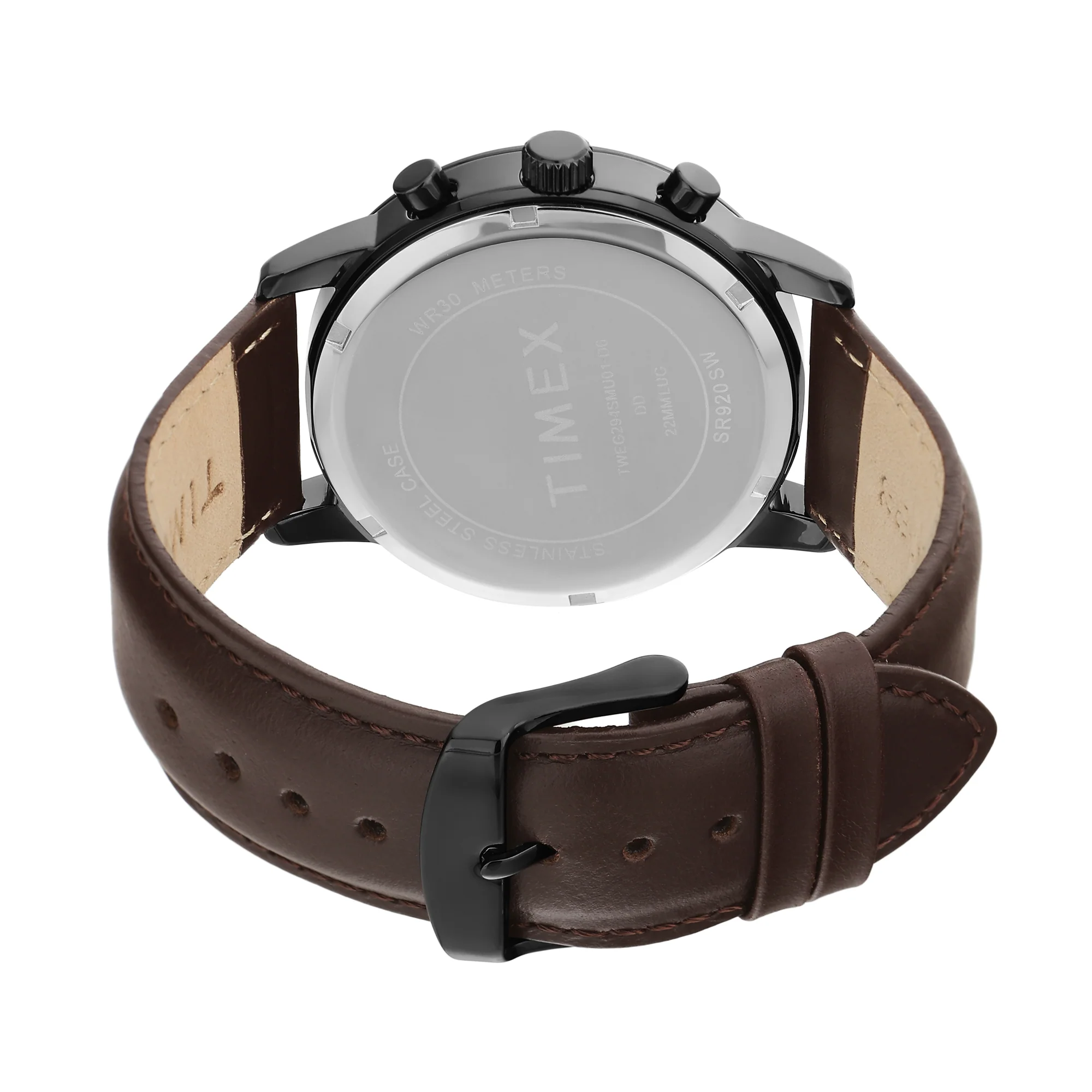 Timex Black Round Dial Analog Chronograph Men's Watch - TWEG294SMU01 - Image 4