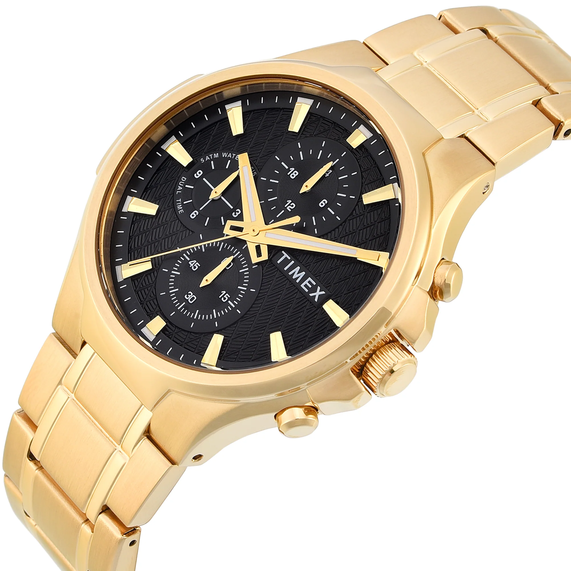 TIMEX Black Round Dial Analog Men's Watch - TWEG28301 - Image 2