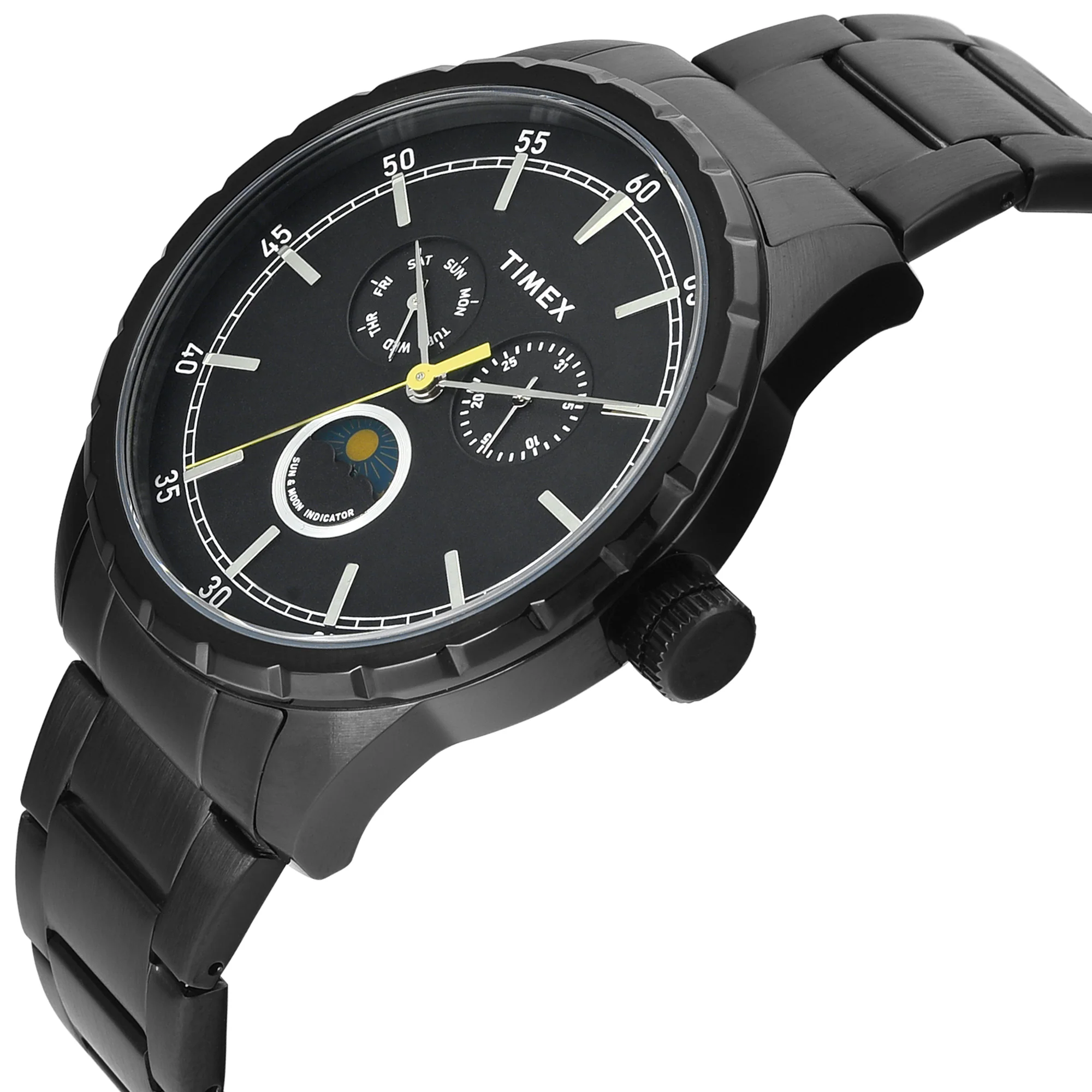 TIMEX Black Round Dial Analog Men's Watch - TWEG28504 - Image 2