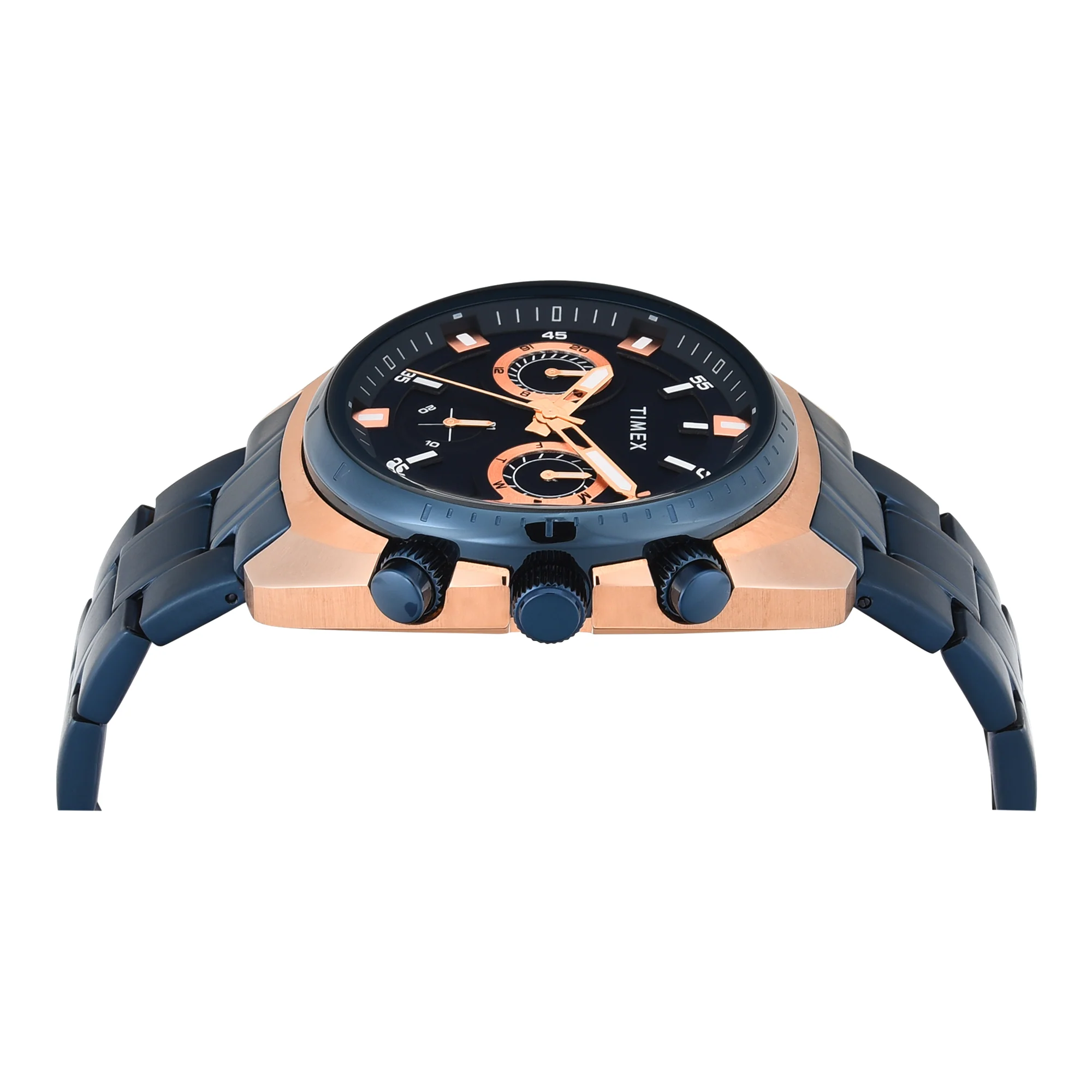TIMEX Blue Round Dial Analog Men's Watch - TWEG28203 - Image 4