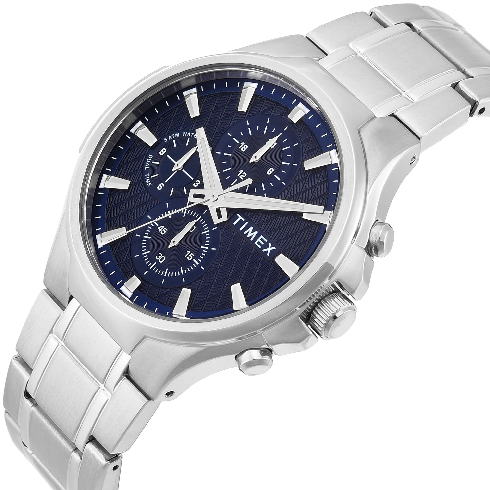 TIMEX Blue Round Dial Analog Men's Watch - TWEG28300 - Image 2