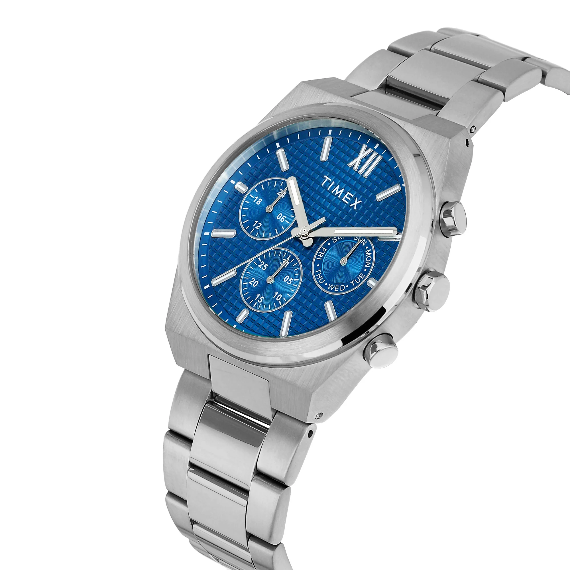 Timex Blue Round Dial Analog Men's Watch - TWEG297SMU01 - Image 2