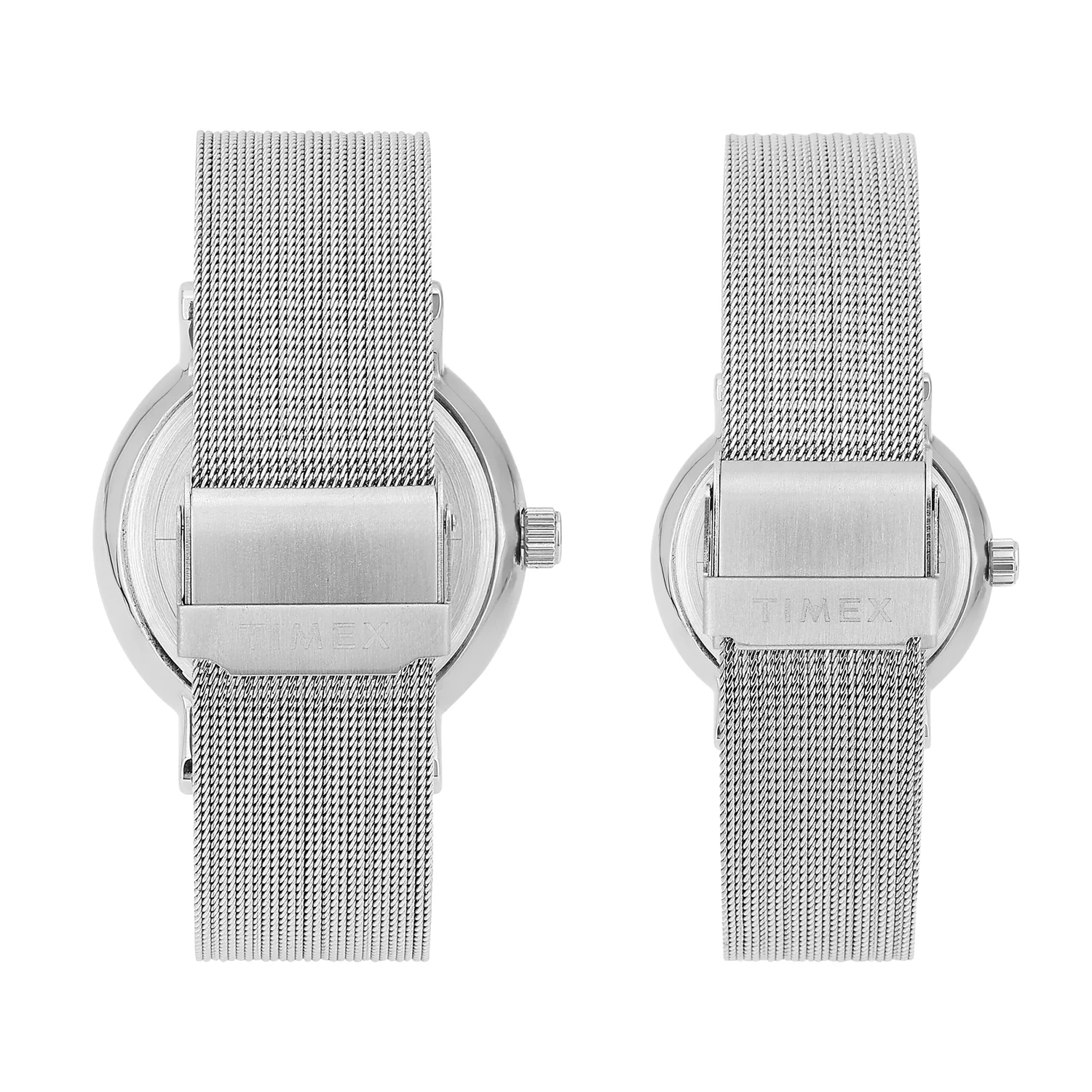 TIMEX Blue Round Dial Analog Pair's Watch - TW00PR323 - Image 5