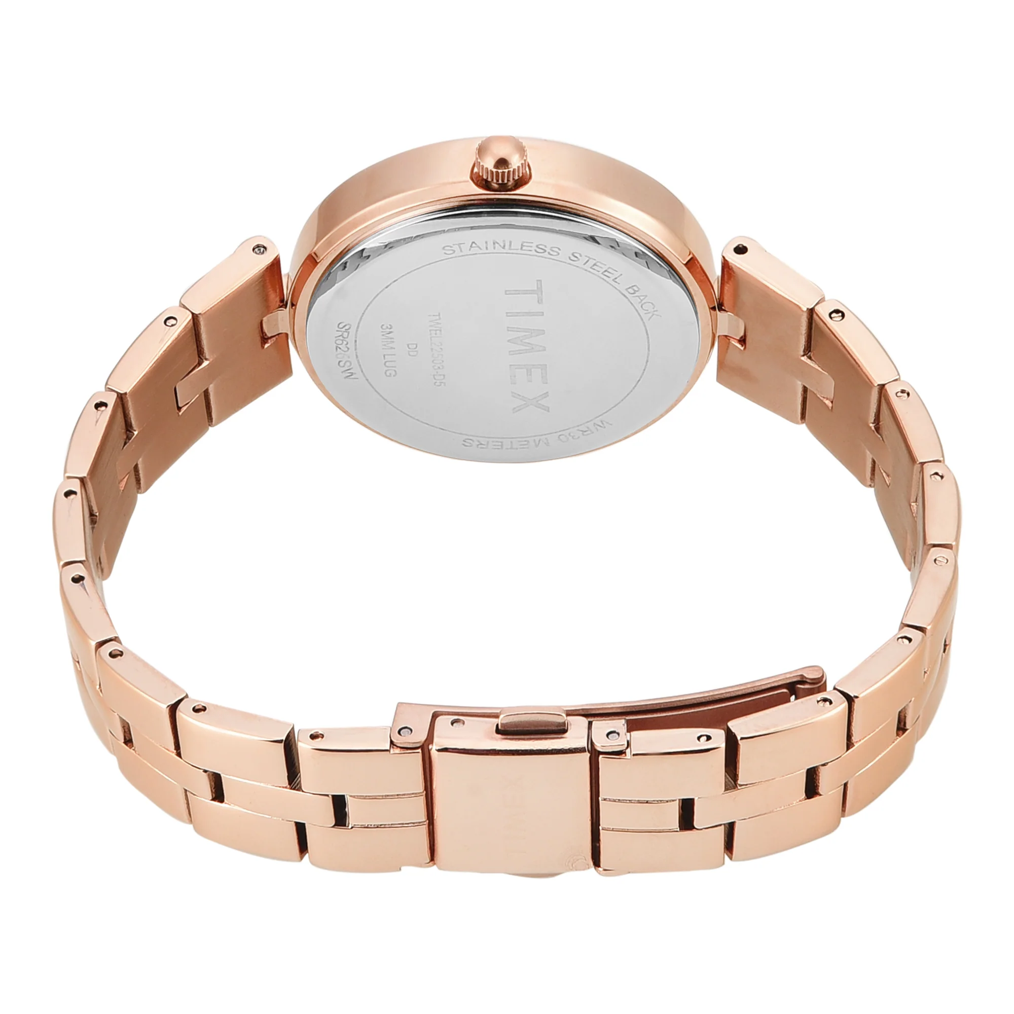 TIMEX Blue Round Dial Analog Women's Watch - TWEL22503 - Image 5