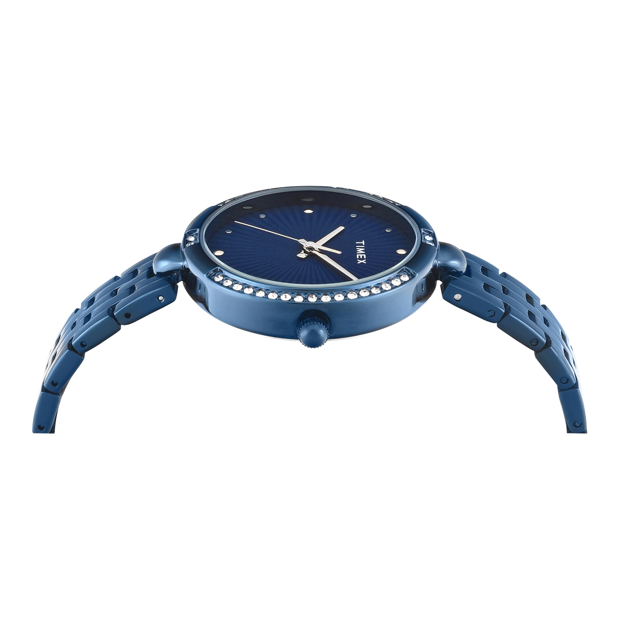 TIMEX Blue Round Dial Analog Women's Watch - TWEL22603 - Image 4
