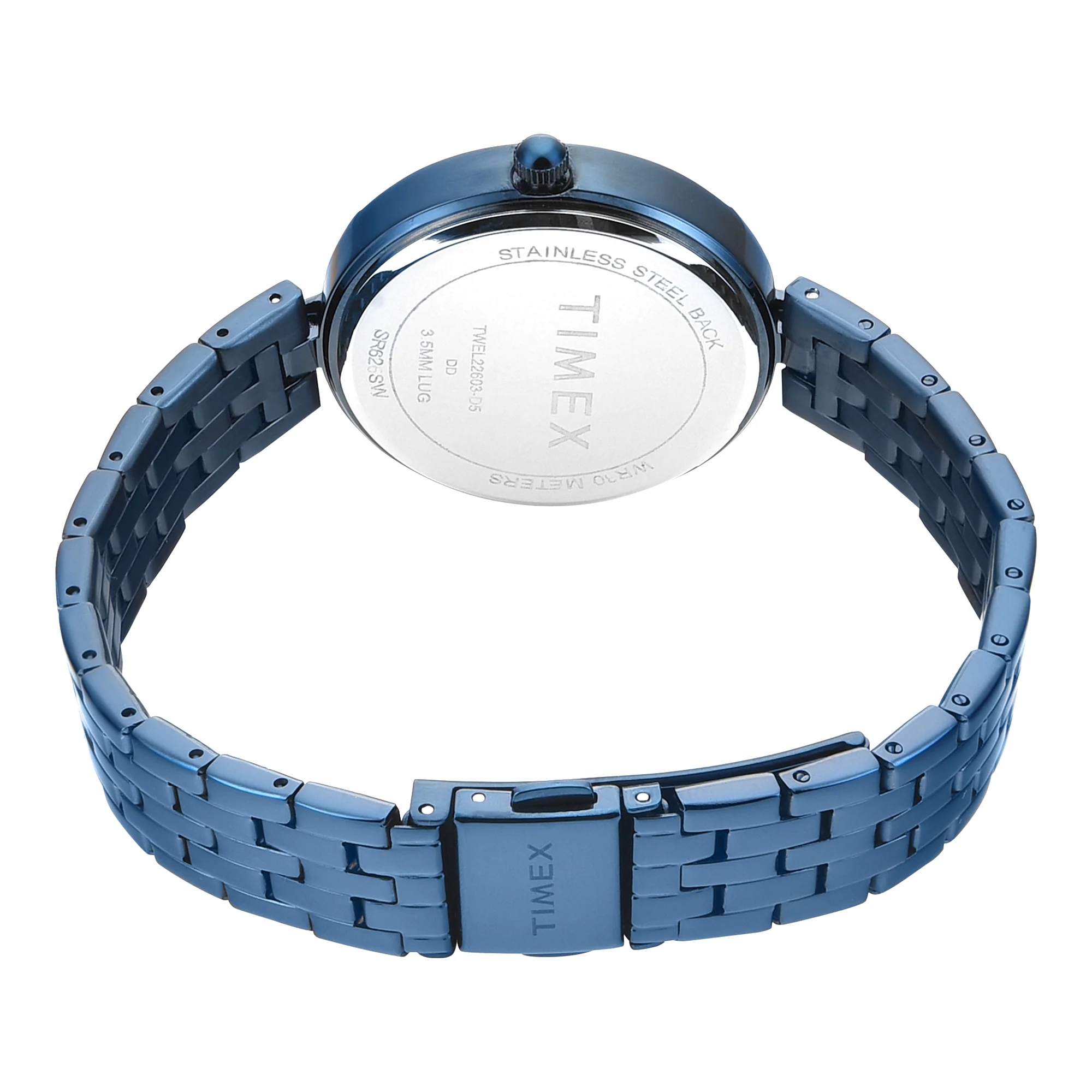 TIMEX Blue Round Dial Analog Women's Watch - TWEL22603 - Image 5