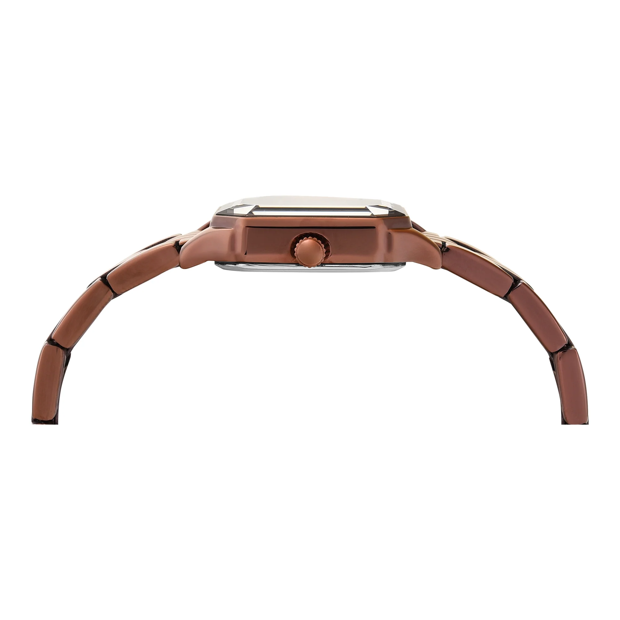 TIMEX Brown Rectangle Dial Analog Women's Watch - TWEL21803 - Image 3