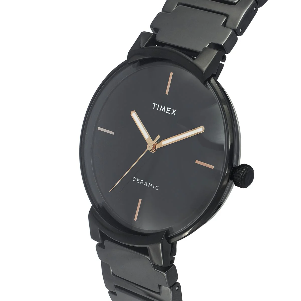 Timex Fashion Men's Black Dial Round Case 3 Hands Function Watch -TWEG21202 - Image 2
