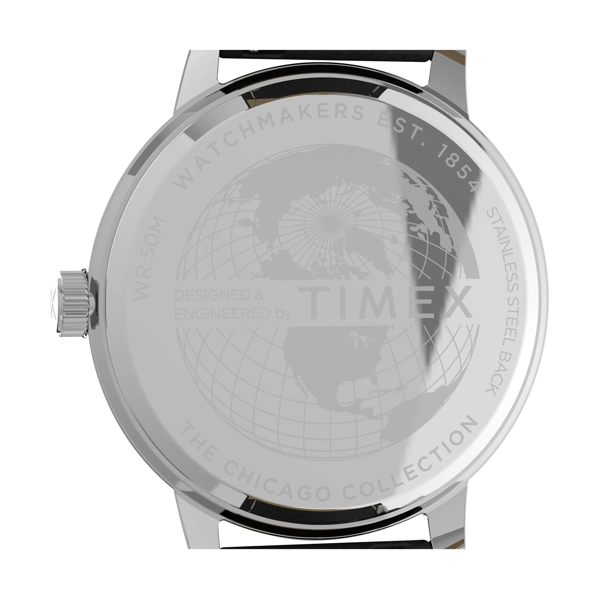 TIMEX Chicago Men Black Round Dial Analog Watch - TW2V29200UJ - Image 3