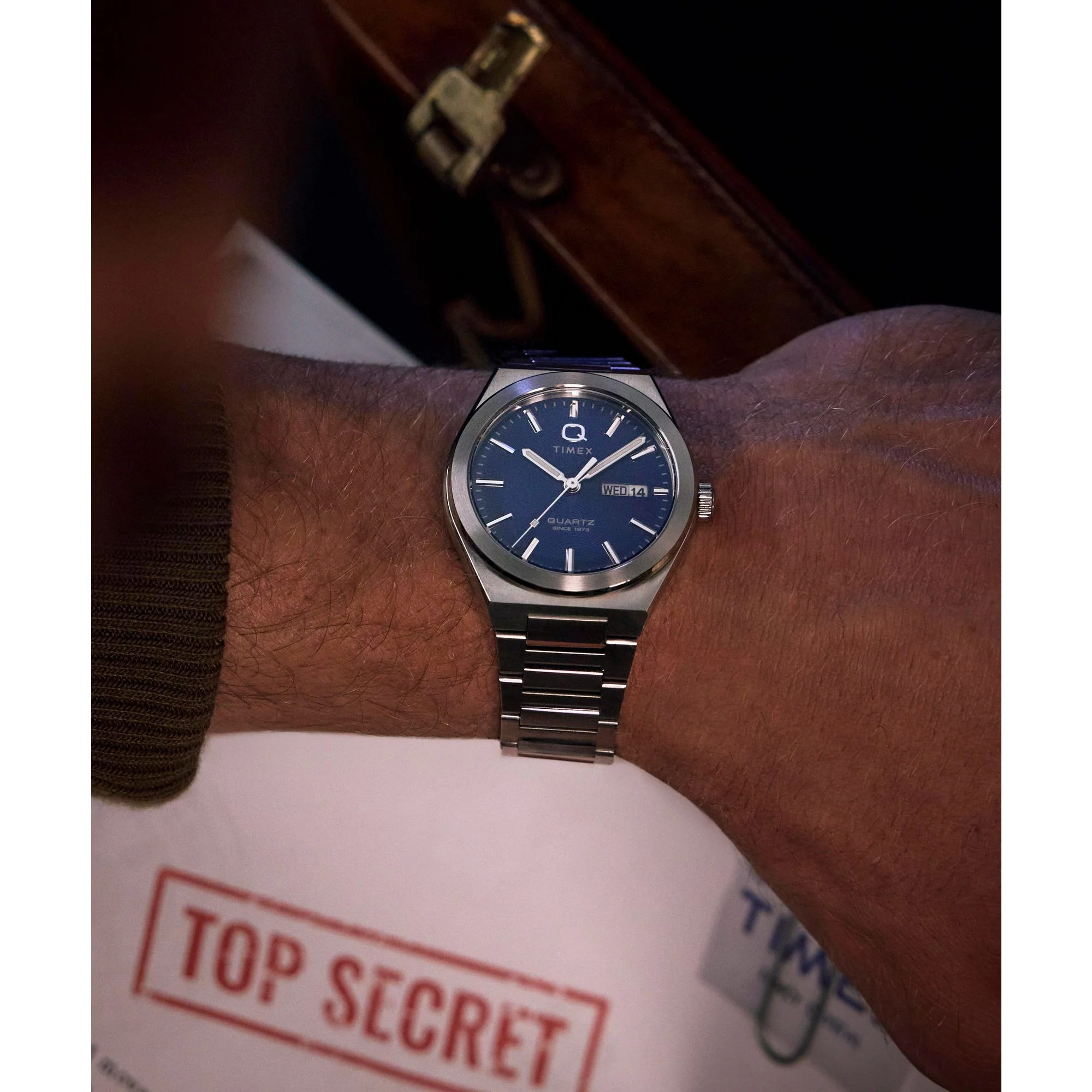 TIMEX Continental Blue Round Dial Analog Men's Watch - TW2Y25100UJ - Image 8