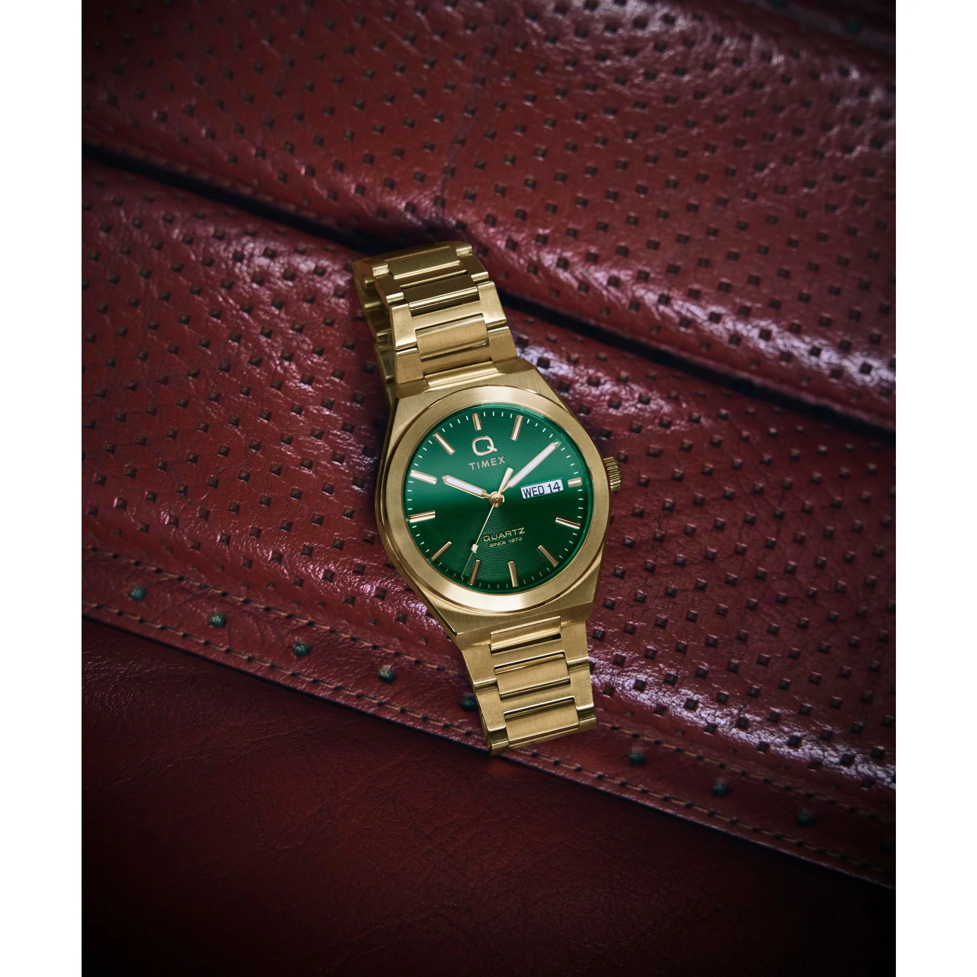 TIMEX Continental Green Round Dial Analog Men's Watch - TW2Y35100UJ - Image 7