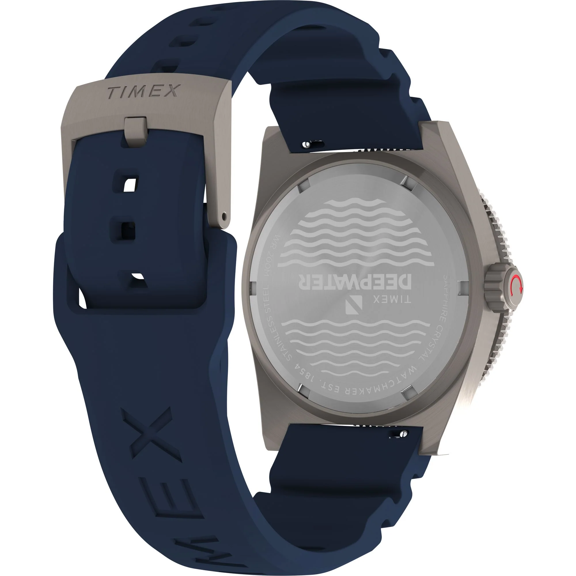 TIMEX Deep Water Men Black Round Dial Analog Watch - TW2W75100UJ - Image 5