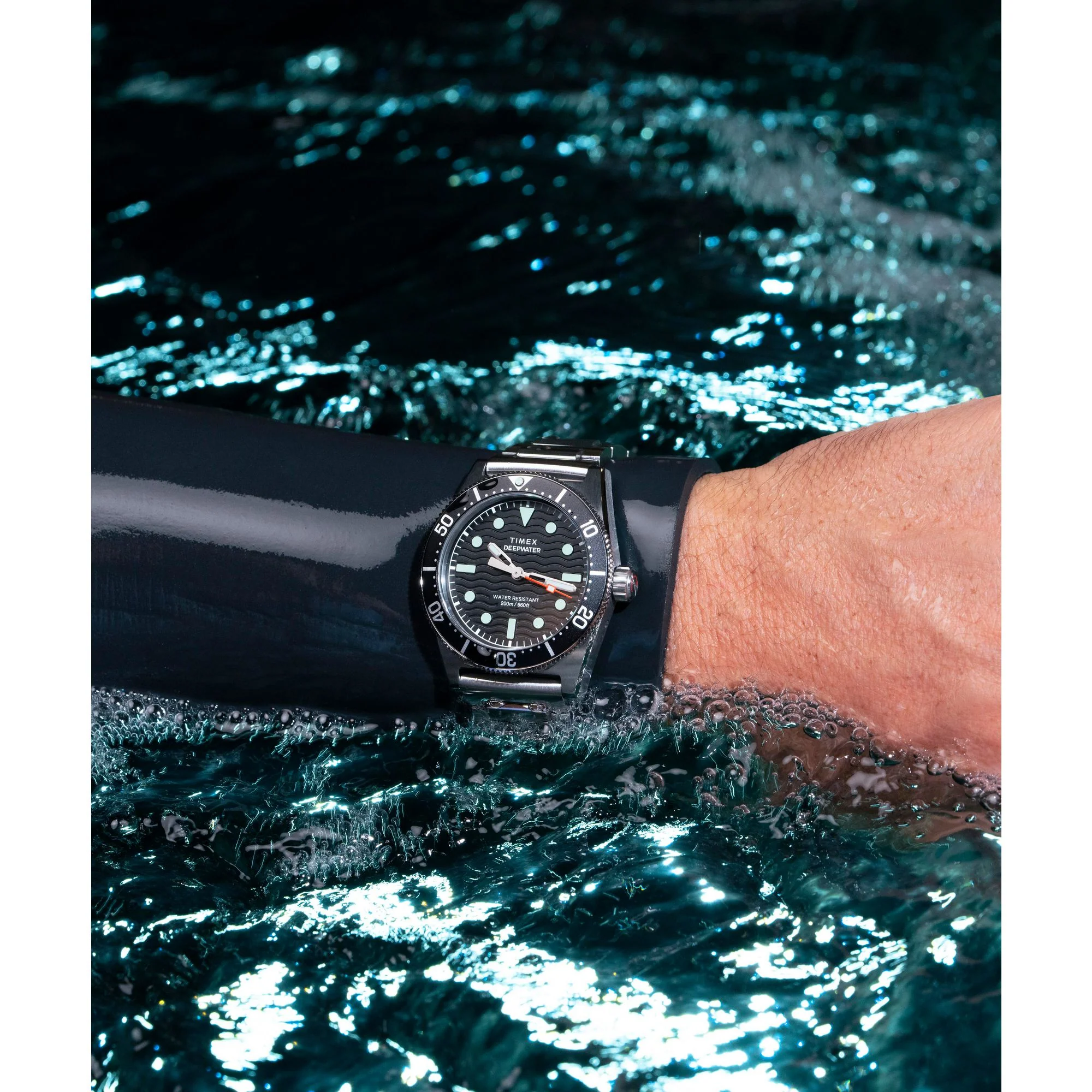 TIMEX Deep Water Men Black Round Dial Analog Watch - TW2W95200UJ - Image 8