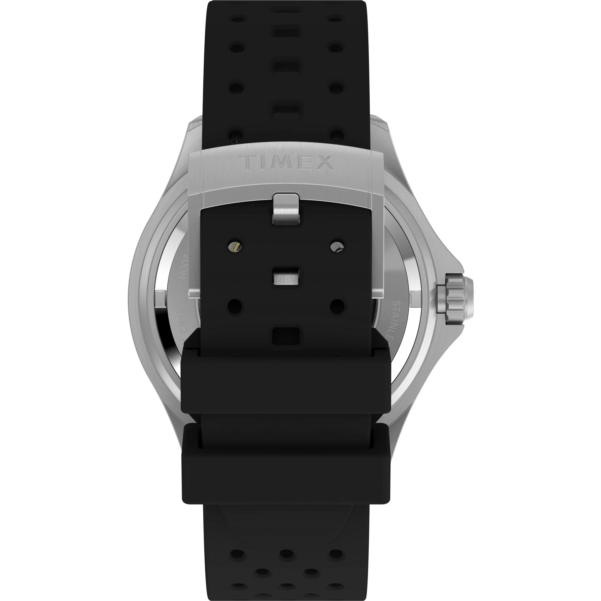 TIMEX Deep Water Meridian Black Round Dial Mechanical Automatic Men's Watch - TW2Y40000UJ - Image 3