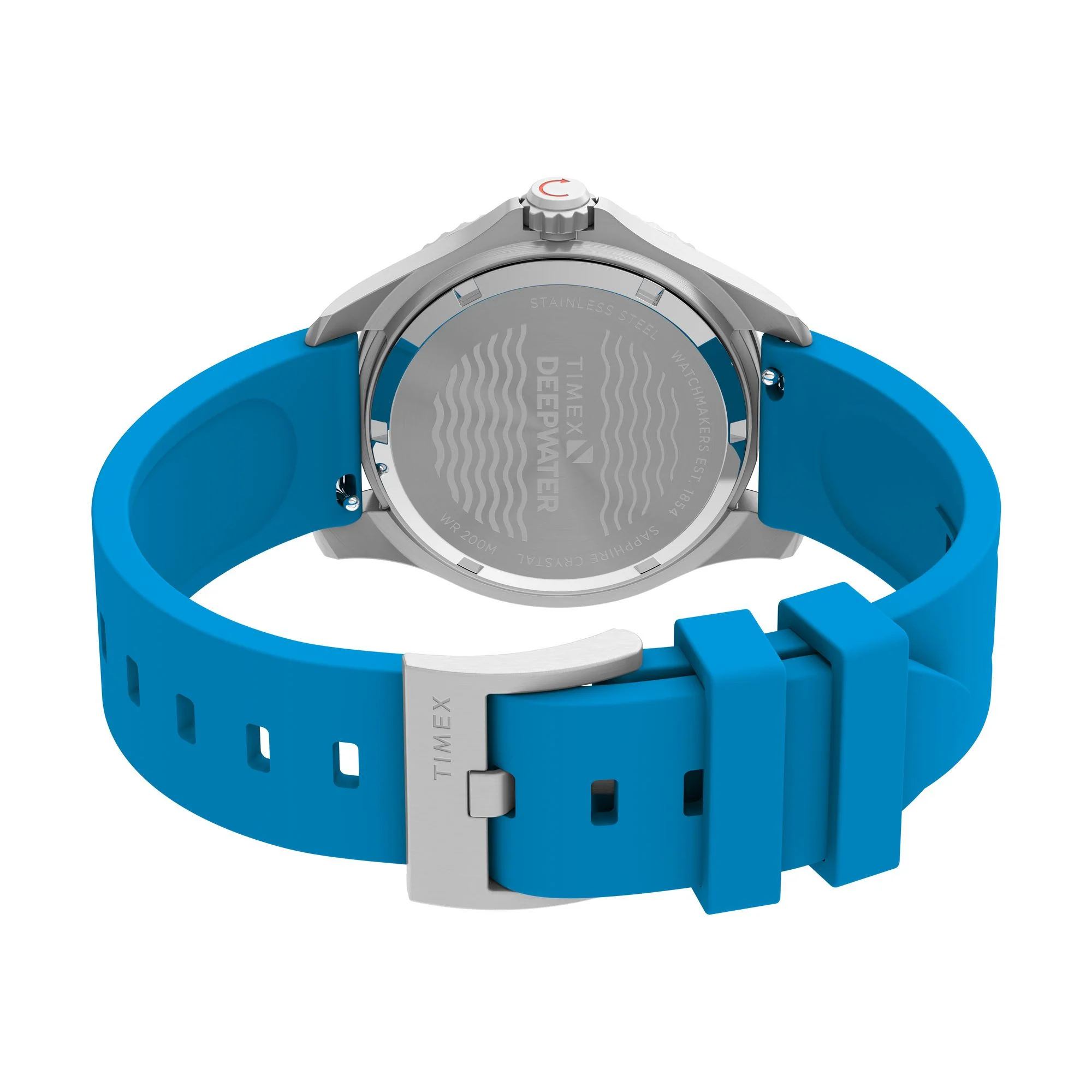 TIMEX Deep Water Meridian Blue Round Dial Analog Unisex's Watch - TW2Y40400UJ - Image 5