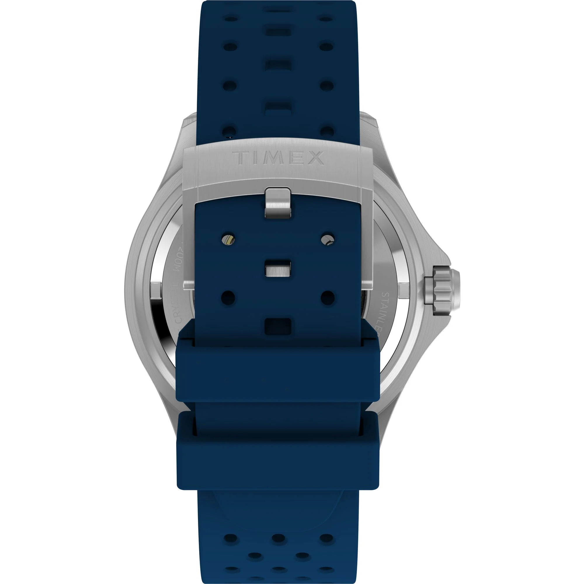 TIMEX Deep Water Meridian Blue Round Dial Mechanical Automatic Men's Watch - TW2Y39900UJ - Image 3