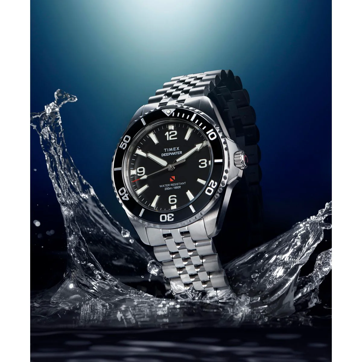 Timex Deepwater Arctic Round 41mm Black Dial Analog Men Watch - TW2Y64500IK - Image 6
