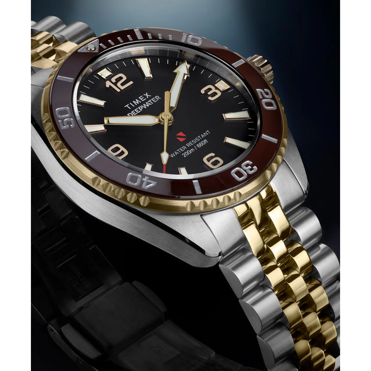 Timex Deepwater Arctic Round 41mm Black Dial Analog Men Watch - TW2Y64700IK - Image 7