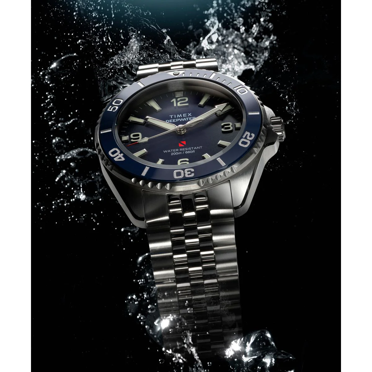 Timex Deepwater Arctic Round 41mm Blue Dial Analog Men Watch - TW2Y64600IK - Image 6