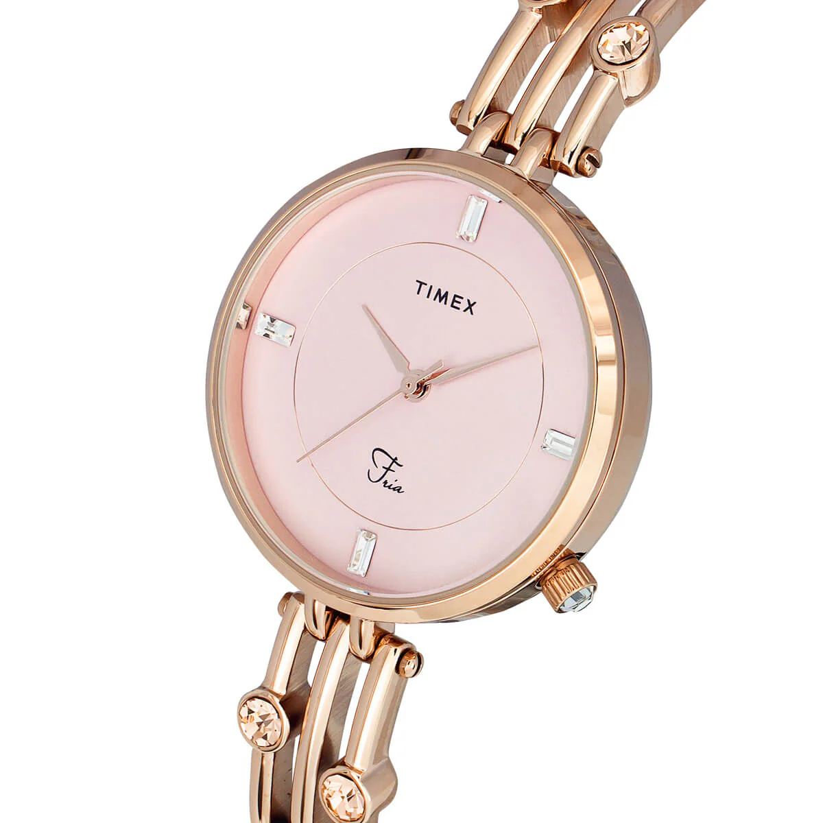 Timex Fria Women Pink Round Analog Watch - TWEL16001 - Image 2