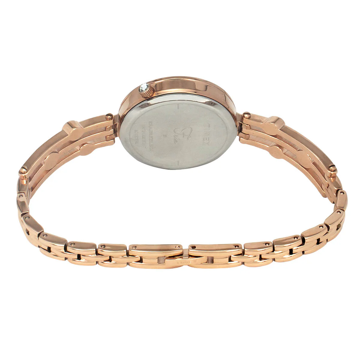 Timex Fria Women Silver Round Analog Watch - TWEL16000 - Image 5