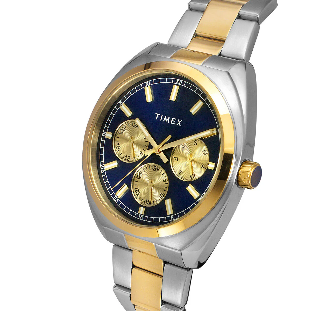 Timex E-Class Premium-Sport Collection Multifunction Men Analog Blue Dial Coloured Quartz Watch, Round Dial with 42 mm Case Width - TWEG22301 - Image 2