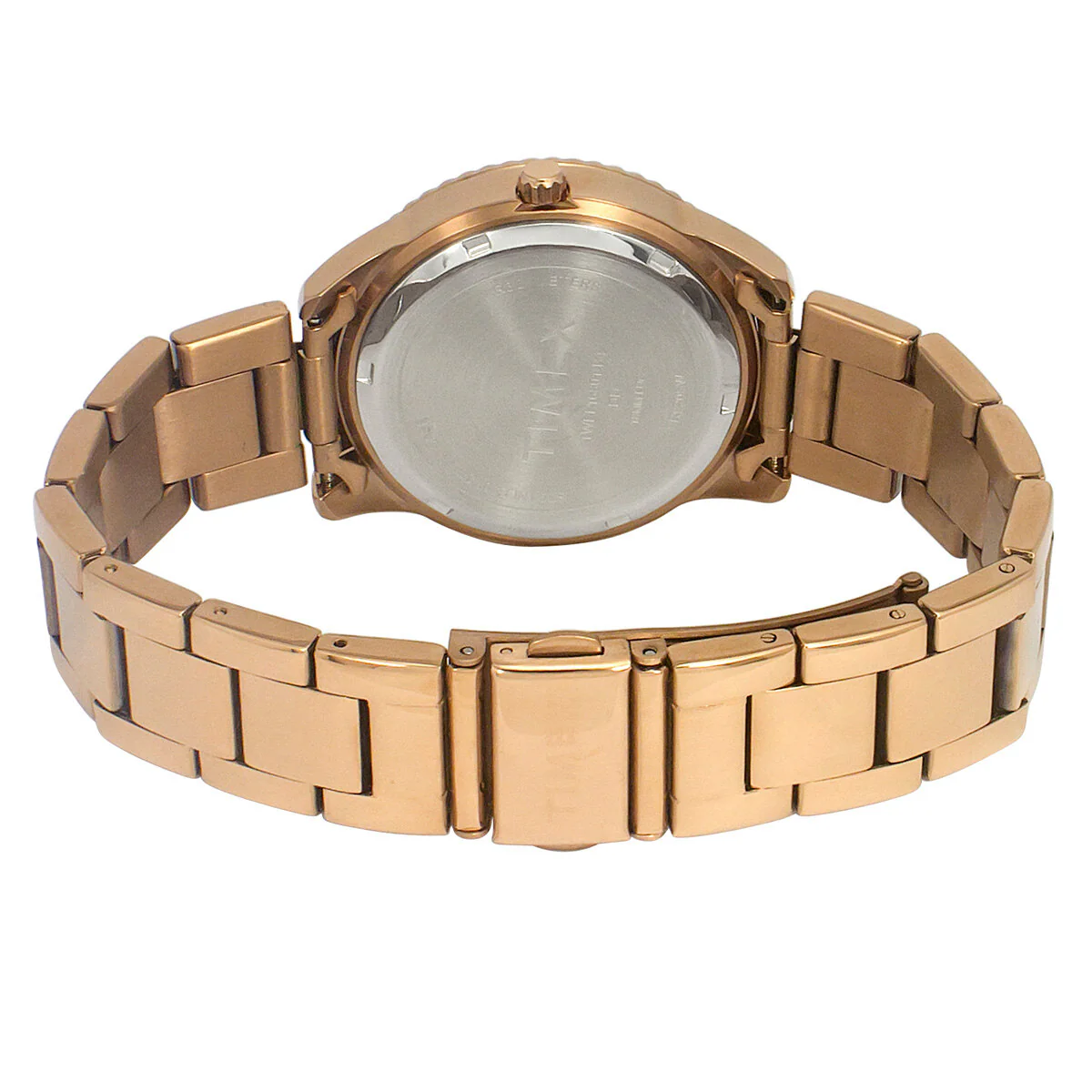 Timex E-Class Premium-Sport Collection Multifunction Women Analog Rose Gold Dial Coloured Quartz Watch, Round Dial with 36 mm Case Width - TWEL16801 - Image 3