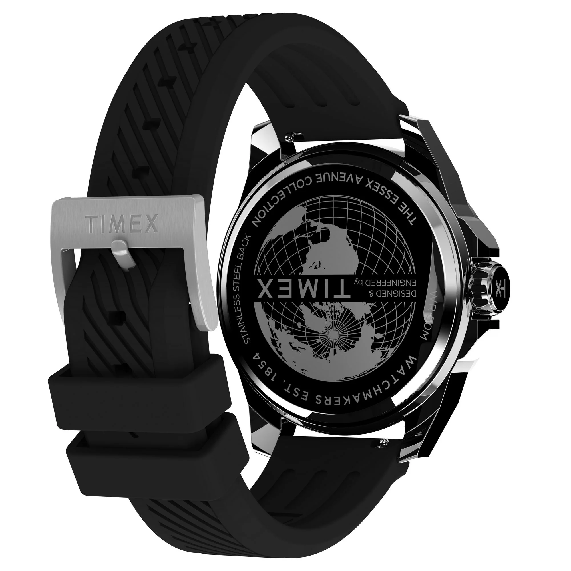 TIMEX Essex Black Round Dial Analog Men's Watch - TW2W42900UJ - Image 5