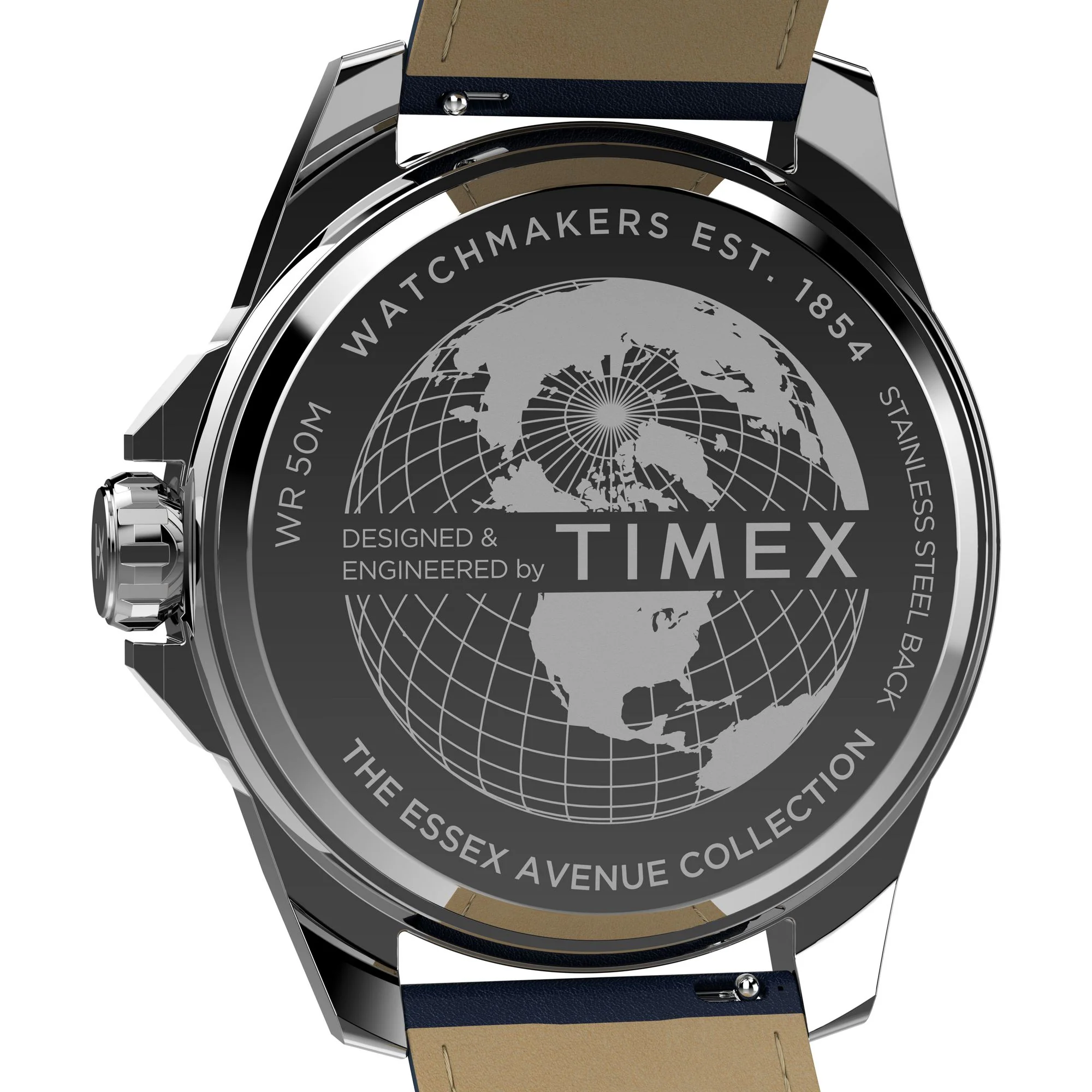 TIMEX Essex Black Round Dial Analog Men's Watch - TW2W80200UJ - Image 4