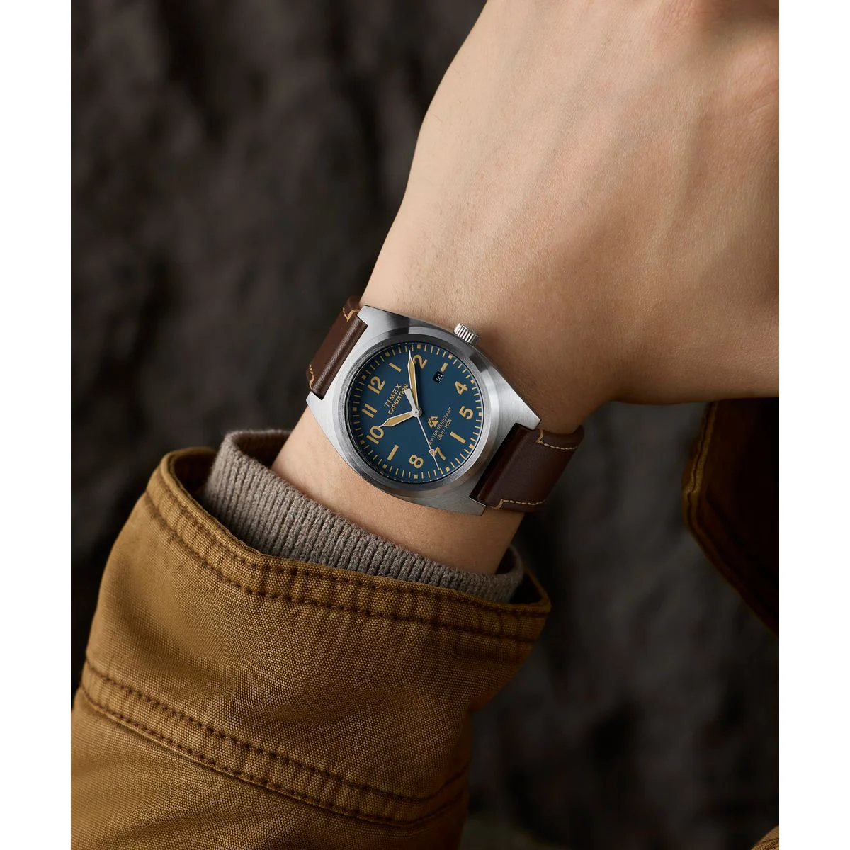 Timex Expedition Tonneau 39mm Blue Dial Analog Men Watch - TW2Y30600UJ - Image 6