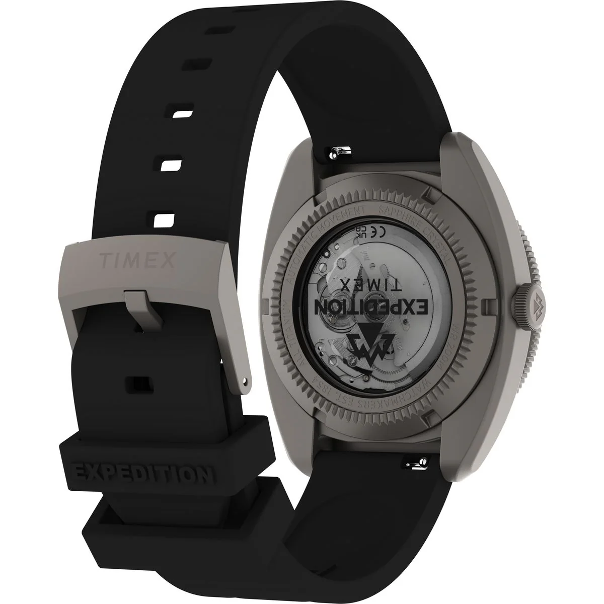Timex Expedition Tonneau 41mm Black Dial Mechanical Automatic Men Watch - TW2Y63600UJ - Image 5