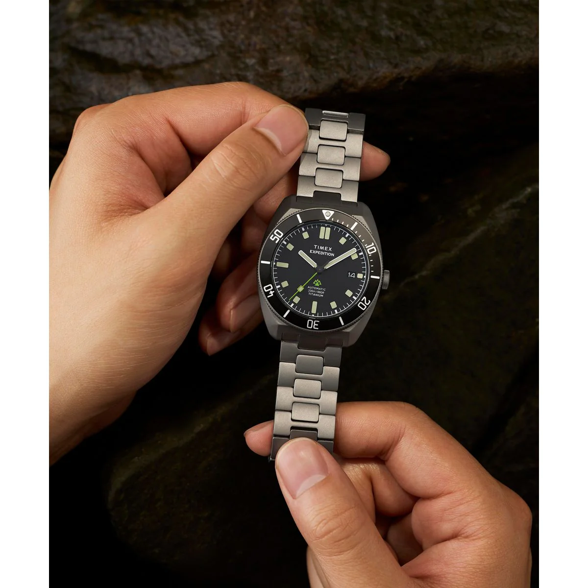 Timex Expedition Tonneau 41mm Black Dial Mechanical Automatic Men Watch - TW2Y63800UJ - Image 6