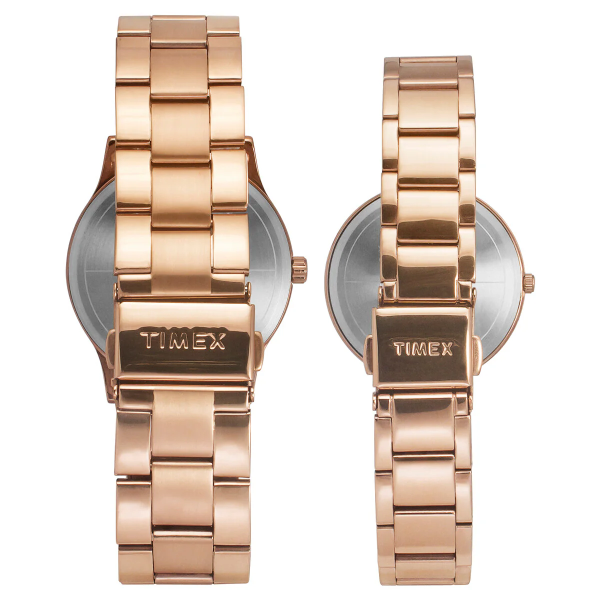 Timex Fashion Collection Premium Quality 3 Hands Pair's Analog Blue Dial Coloured Quartz Watch, Round Dial with 42 mm Case width - TW00PR296 - Image 4