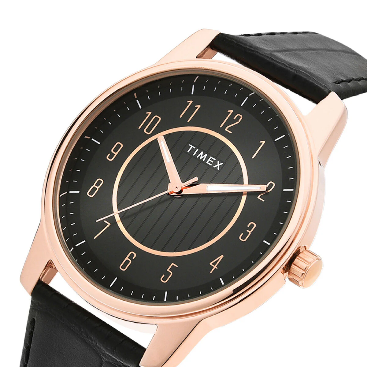 Timex Fashion Collection Premium Quality Men Analog Black Dial Coloured Quartz Watch, Round Dial with 41mm Case width - TWNTG07SMU02 - Image 2