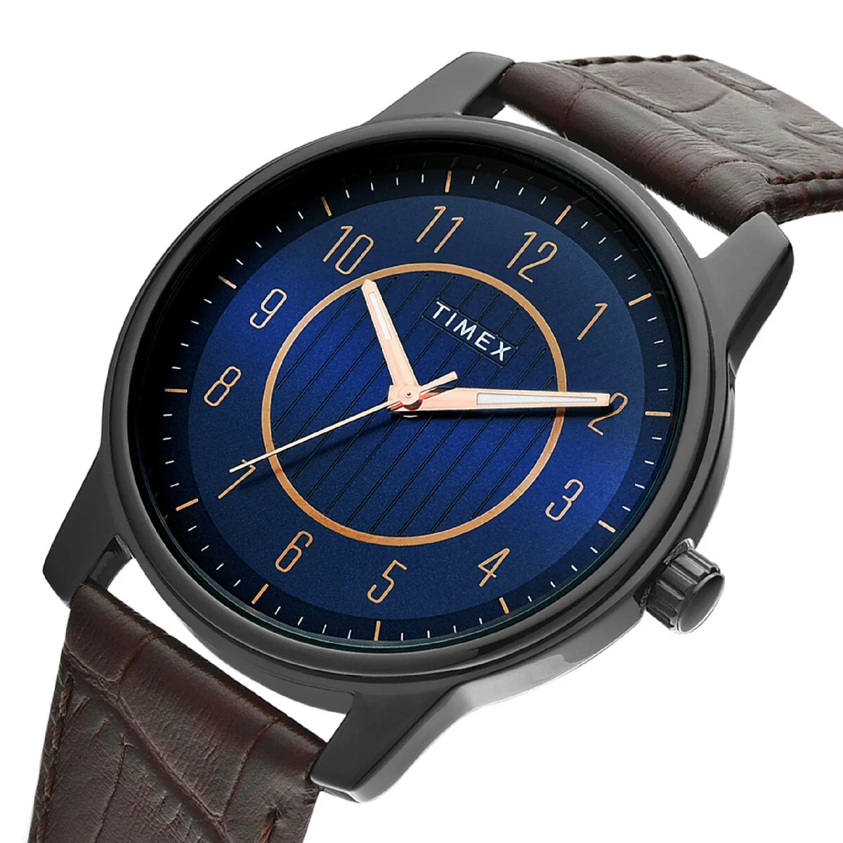 Timex Fashion Collection Premium Quality Men Analog Blue Dial Coloured Quartz Watch, Round Dial with 41mm Case width - TWNTG07SMU01 - Image 2