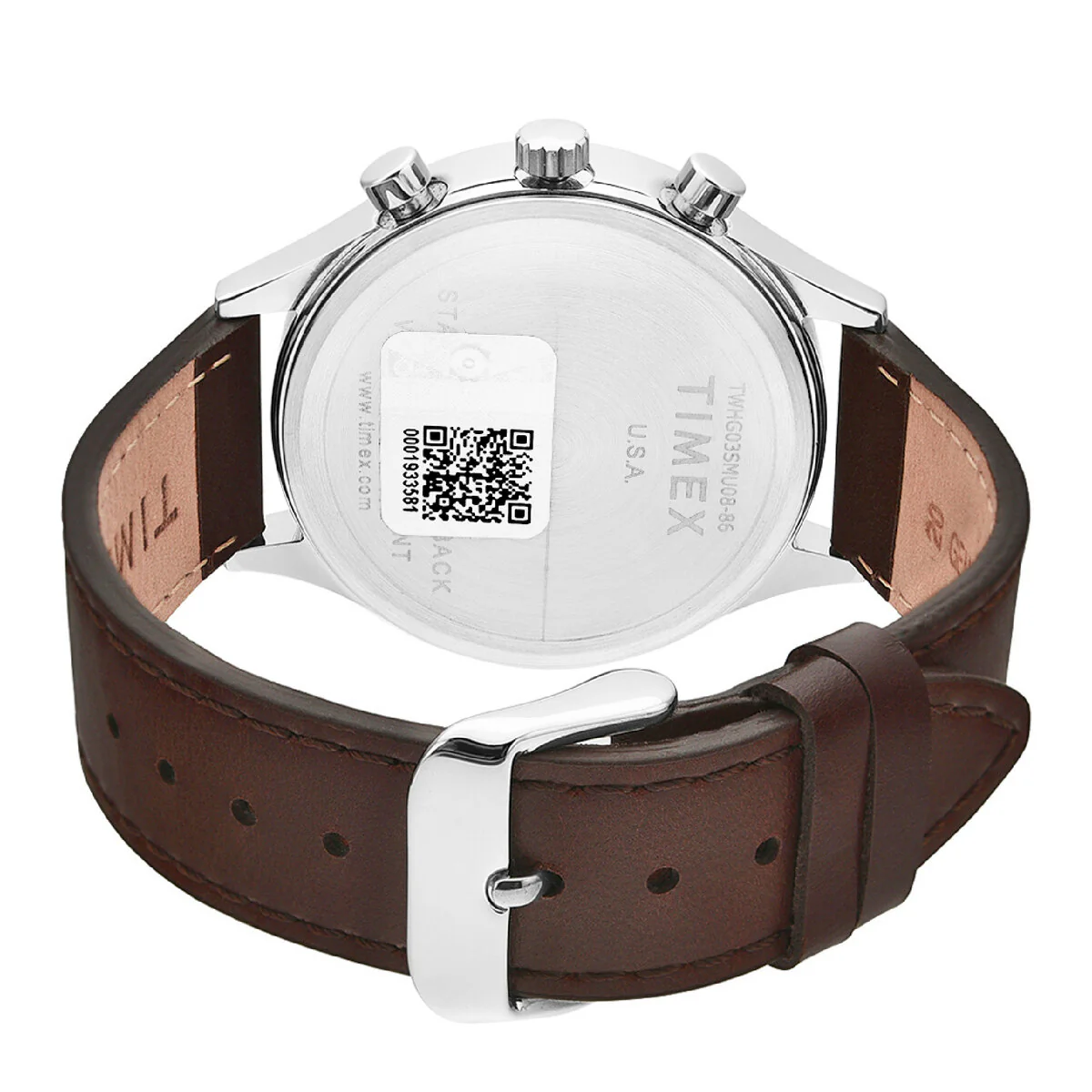 Timex Fashion Collection Premium Quality Multifunction Men Analog Beige Dial Coloured Quartz Watch, Round Dial with 43mm Case width - TWHG03SMU08 - Image 6
