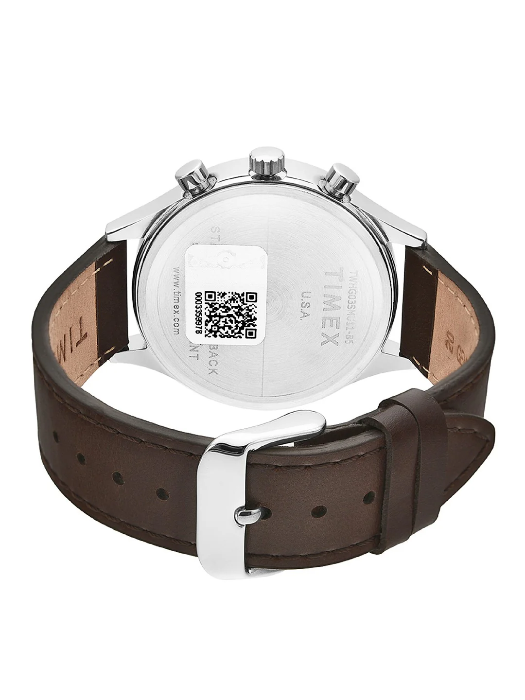 Timex Fashion Collection Premium Quality Multifunction Men Analog Beige Dial Coloured Quartz Watch, Round Dial with 43mm Case width - TWHG03SMU11 - Image 3