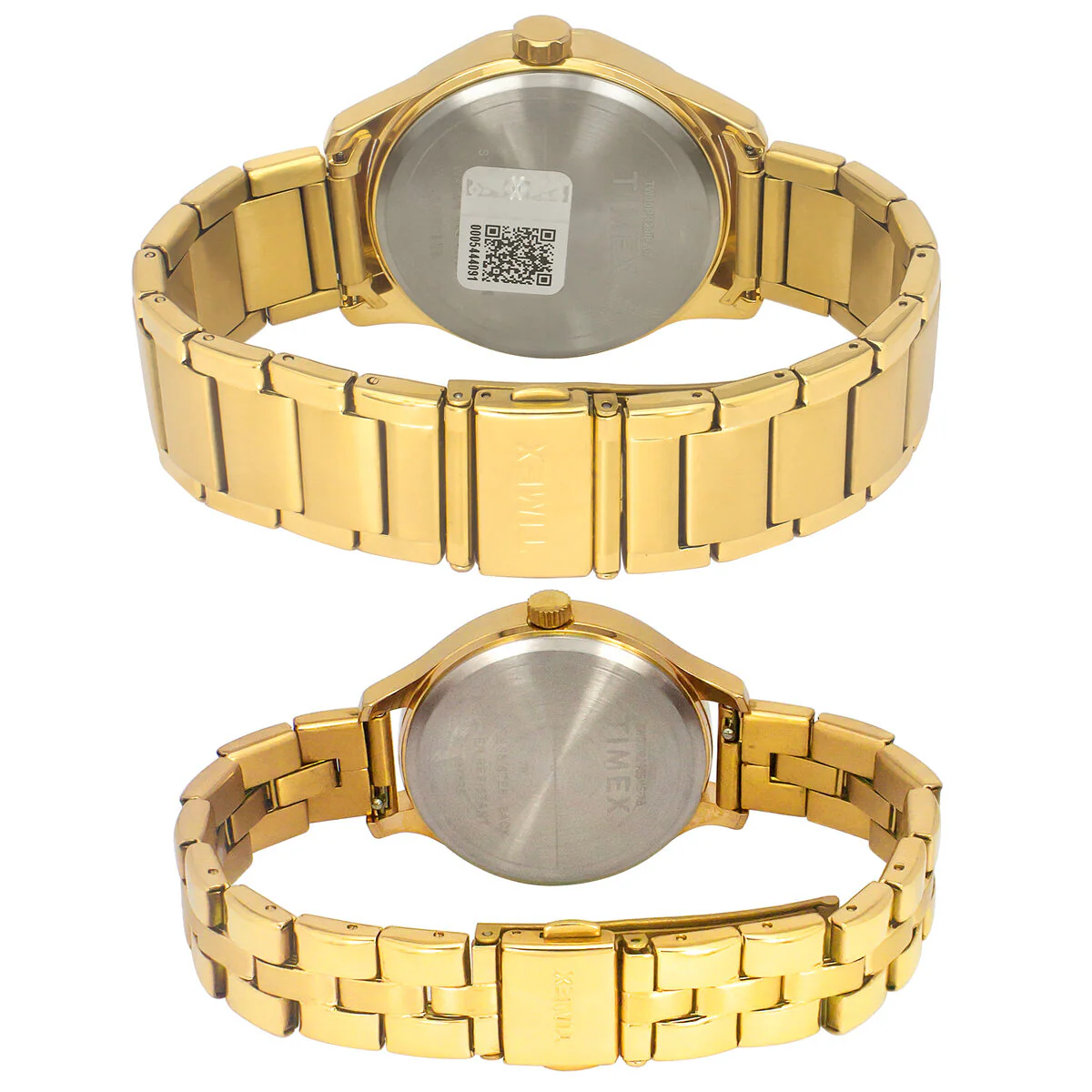 Timex Fashion Collection Premium Quality Multifunction Pair's Analog Brown Dial Coloured Quartz Watch, Round Dial with 44 mm Case width - TW00PR297 - Image 3