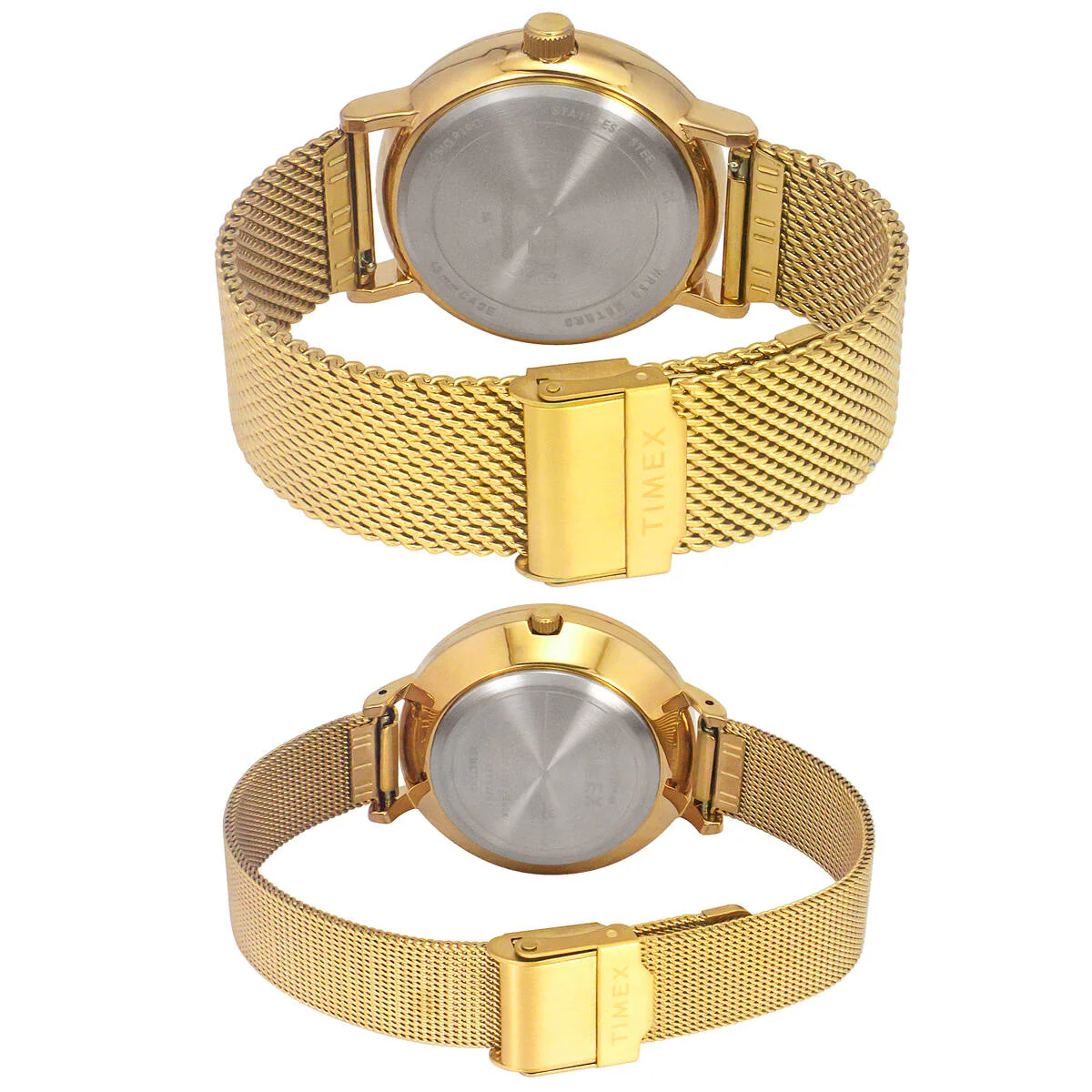 Timex Fashion Collection Premium Quality Multifunction Pair's Analog Silver Dial Coloured Quartz Watch, Round Dial with 43 mm Case width - TW00PR292 - Image 3