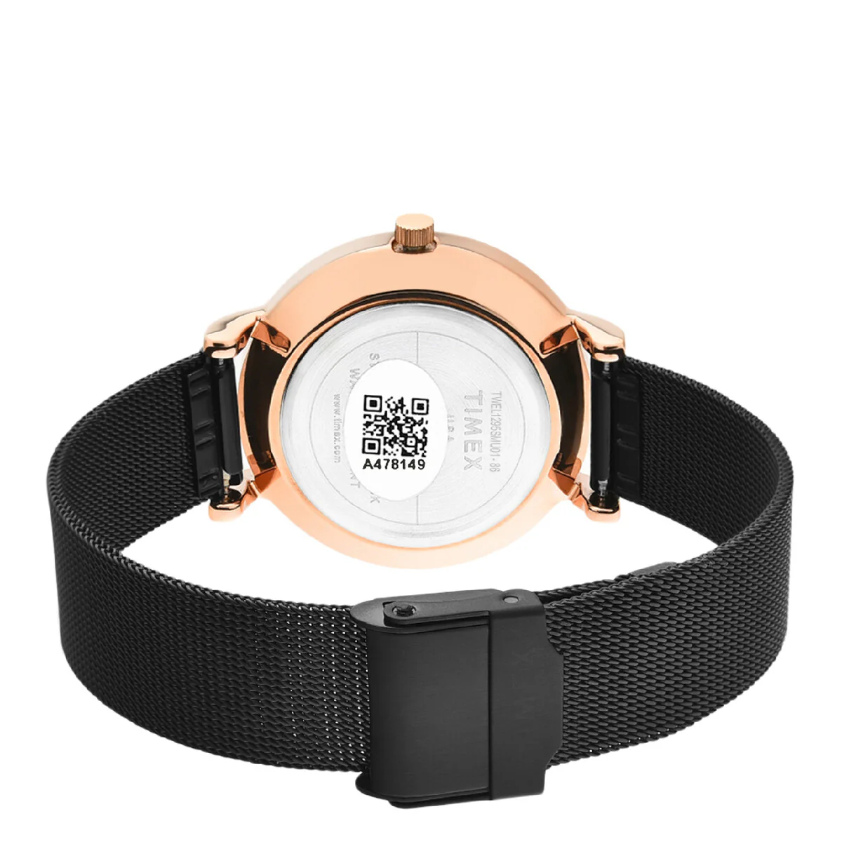 Timex Fashion Collection Premium Quality Women Analog Black Dial Coloured Quartz Watch, Round Dial with 36mm Case width - TWEL129SMU01 - Image 6