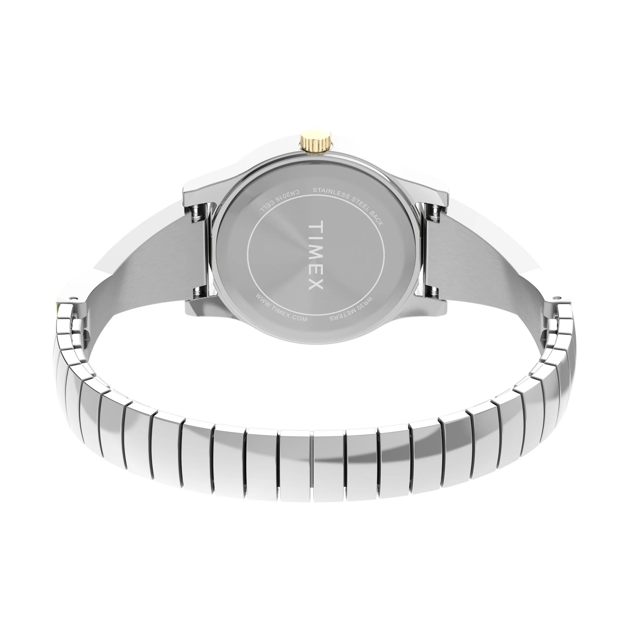 Timex  Round 25mm White Dial Analog Women Watch - TW2V51100JQ - Image 5
