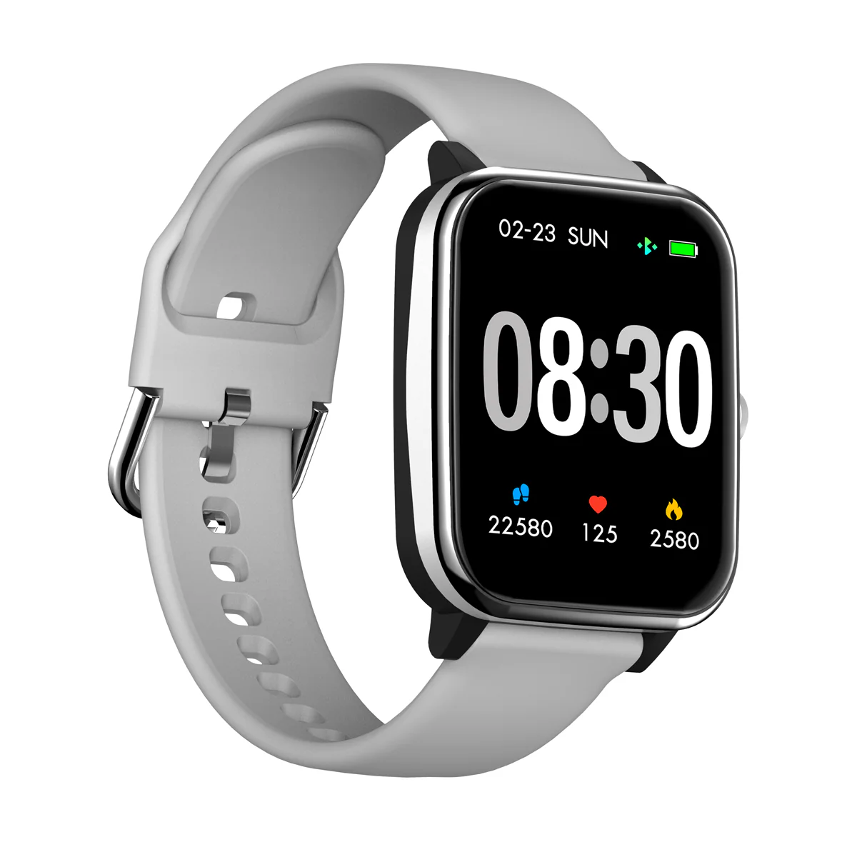 Timex Unisex Smart Fit 2.0 Dial Square Case Bluetooth Calling, Full Touch, Activity Tracking, HRM, SPO2, Blood Pressure, Multiple Watch Faces, 7 Sports Mode Smart Watch -TWTXW206T - Image 2