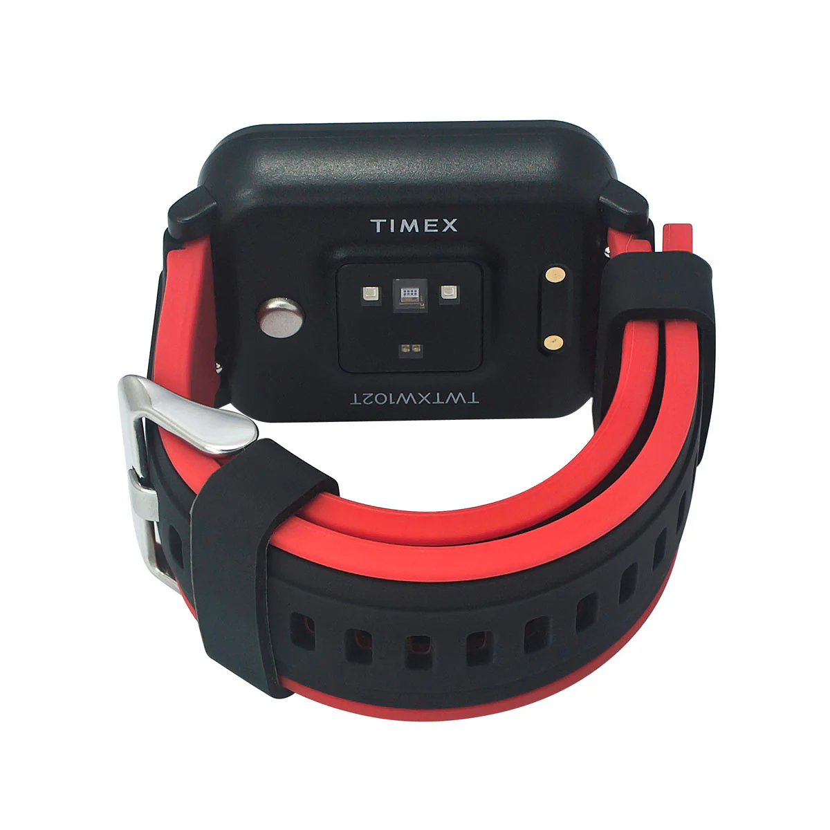 Timex Helix Unisex Tech Digital Dial Rectangle Case Temperature  HRM  SpO2  Function Watch -TWTXW101T - Image 8