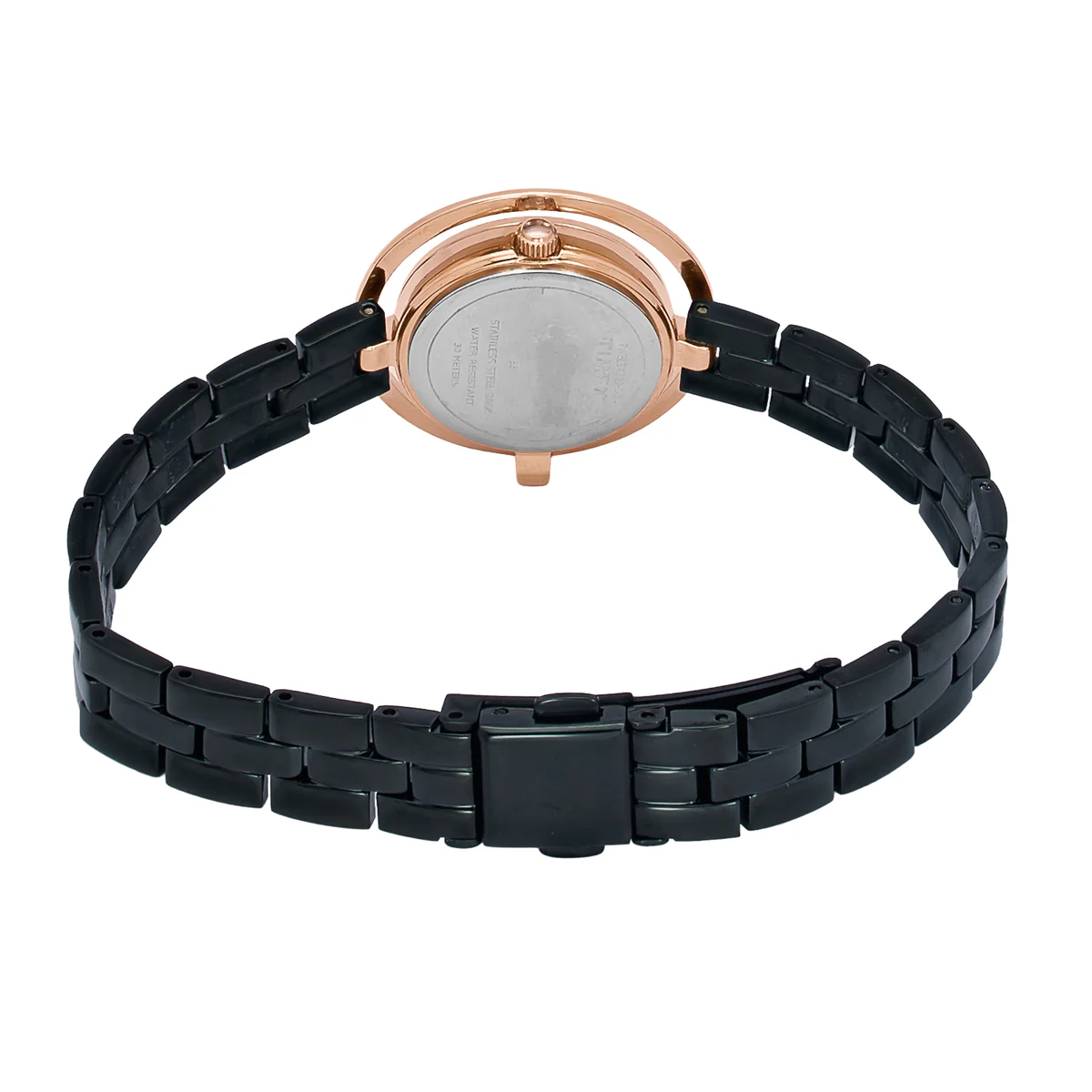 TIMEX Fria Black Round Dial Analog Women's Watch - TWEL24303 - Image 3